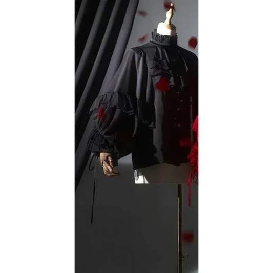 Kawaii Lace Lantern Sleeve Blouse - Women’s Clothing & Accessories - Blouses - 11