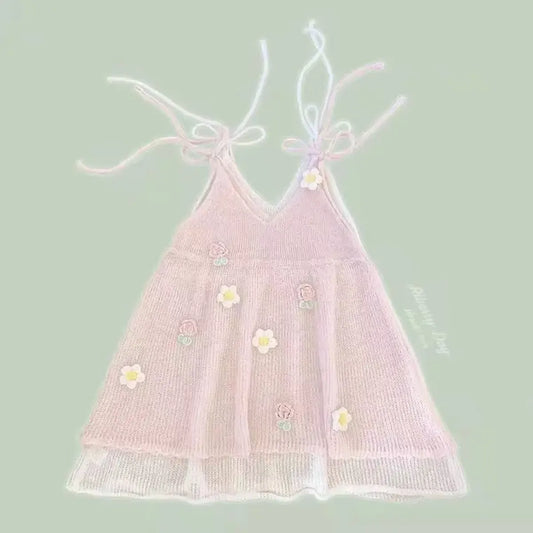 Lolita Sling Knit Dress - All Dresses - Dresses - 17