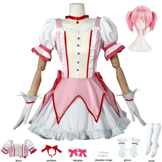 Kaname Madoka Magical Girl Cosplay Costume Set - Cosplay - Cosplay - 1