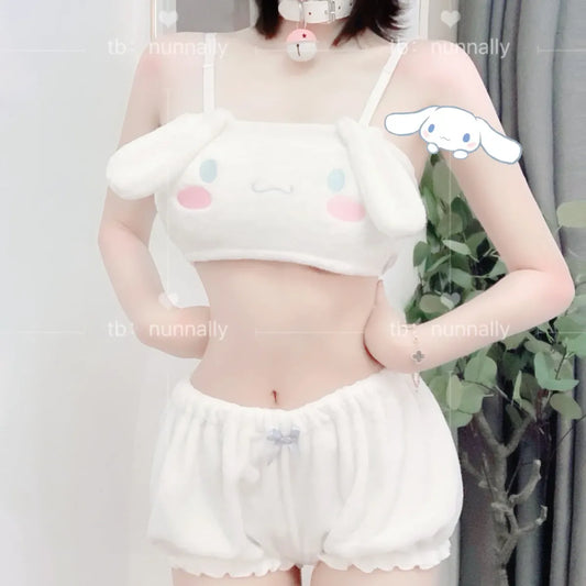 My Melody Cinnamoroll Pajama Two Piece Set - Panties - Lingerie - 2