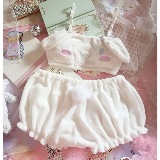 My Melody Cinnamoroll Pajama Two Piece Set - Panties - Lingerie - 6