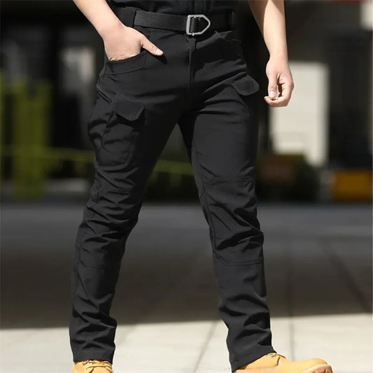 Men’s Cargo Pants – Waterproof Multi-Pocket Casual Trousers - Bottoms - Men’s Pants - 9