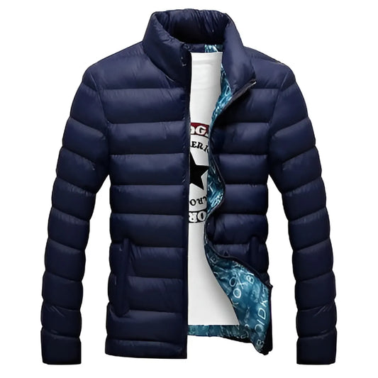 Men’s Quilted Warm Jacket - Jackets & Coats - 12