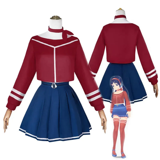 Mita Mira Cosplay School Uniform – MiSide Yandere JK Set for Girls & Women - Dresses - Sets - 2