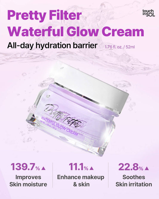 Pretty Filter Waterful Glow Hyaluronic Acid Cream Moisturizer