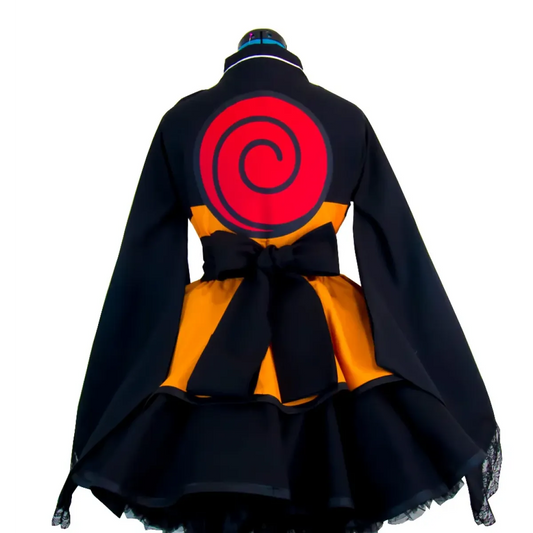 Naruto Uzumaki Gender Swap Kimono Lolita Dress - All Dresses - 2