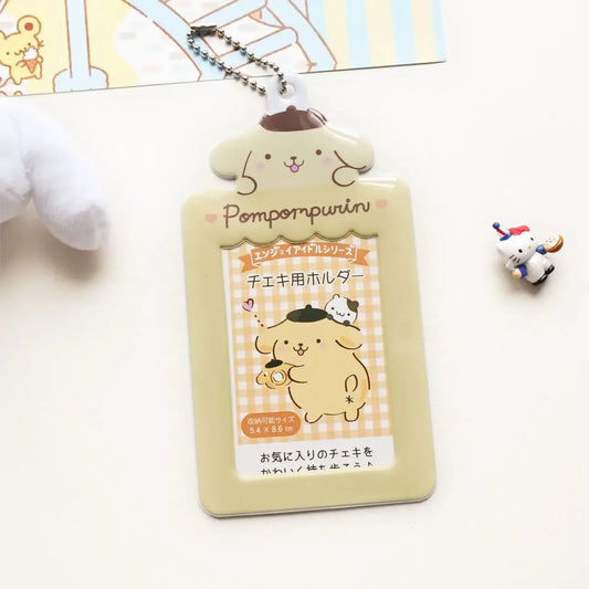 Sanrio Kawaii Character Photo Card Holder Keychain - Harajuku Style - Accessory - 6