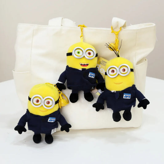 Kawaii Minions Plush Keychain – Small Stuffed Toys for Birthday Gift - Christmas - Plushie - 2
