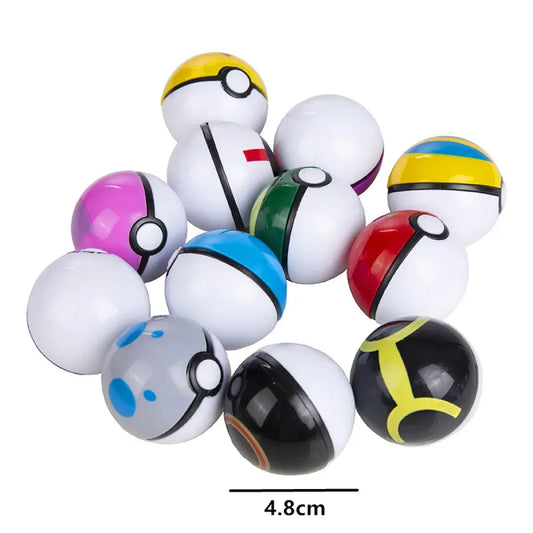 12-Piece Pocket Monster Pokeball Figure Set - Anime - Figures - 2