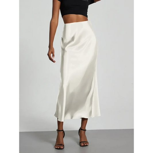 Harajuku Satin Mermaid Midi Skirt - Bottoms - Skirts - 6