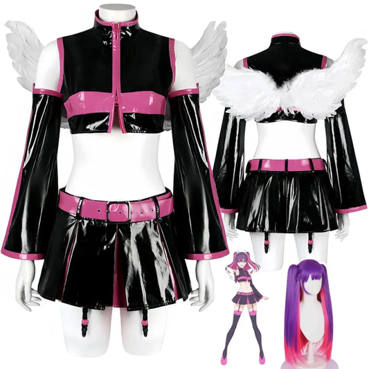 2.5D Seduction Miriella Cosplay Costume with Wings – Full Set - Anime - Cosplay - 1