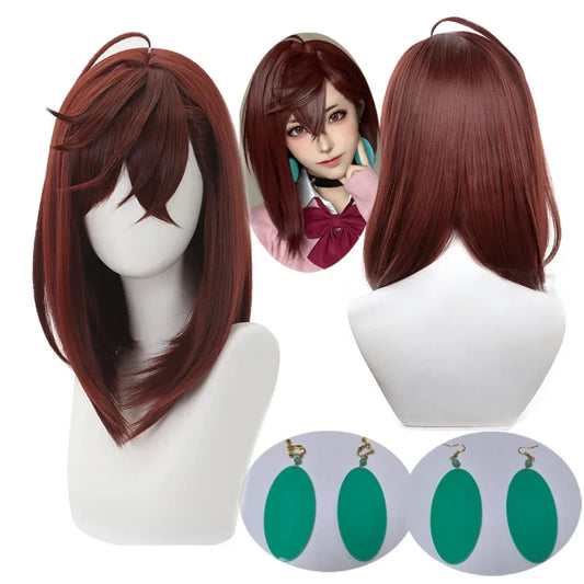 Momo Ayase Style Short Layered Cosplay Wig - Anime - Hair Accessories - 1