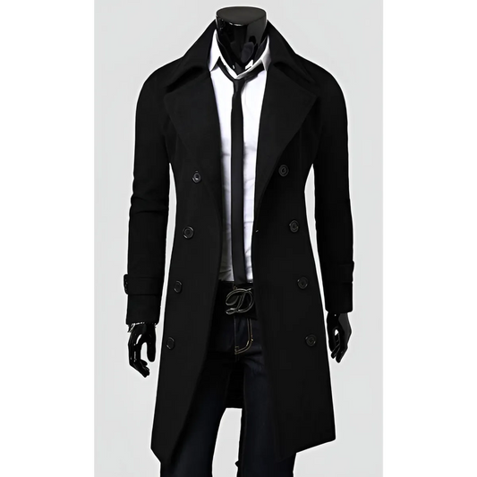 Slim Fit Overcoat - Men’s Clothing & Accessories - 6