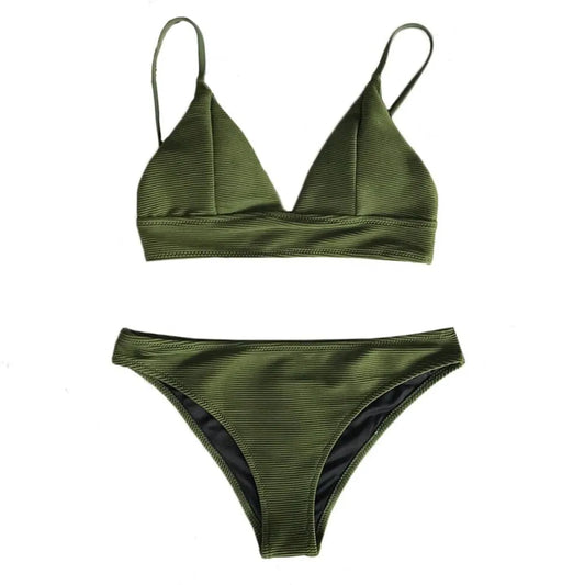 Solid Women’s Bikini - Women’s Clothing & Accessories - 14