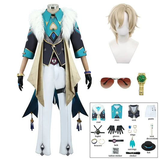 Aventurine Honkai Star Rail Cosplay Set - Anime - Cosplay - 1