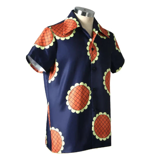 Luffy Sunflower Print Cosplay Shirt - T-Shirts - Cosplay - 2
