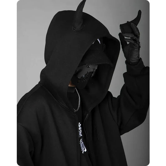 Techwear Devil Hoodie - Hoodies & Sweatshirts - 1