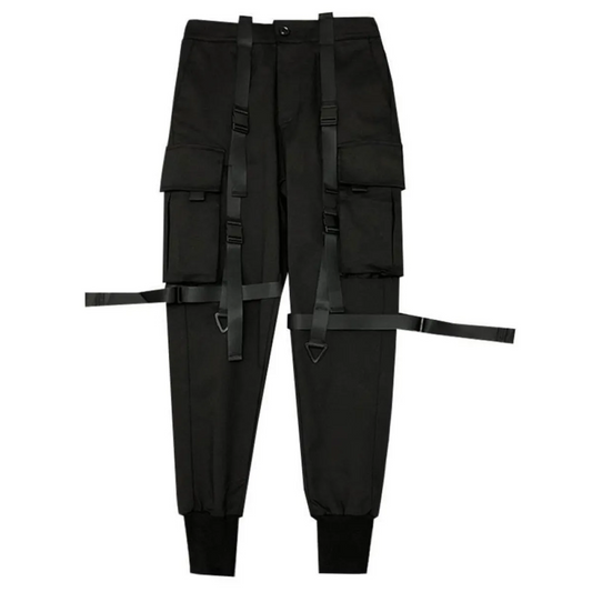 Techwear Slim Fit Pants - Bottoms - 5