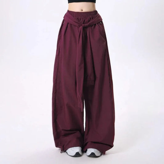 Baggy Wide Leg Pants – Y2K Harajuku Streetwear 90s Aesthetic - Bottoms - Women’s Pants - 2