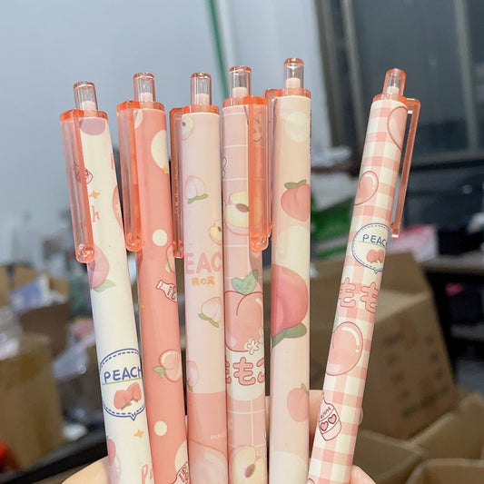 Princess Peach Gel Pen - Kawaii Stop - 0.5mm, Black, Gel Pen, lot, Peach, Pen, Pens &amp; Pencils, Pink, Princess, Rollerball, School, Stationary &amp; More, Stationery, Touch