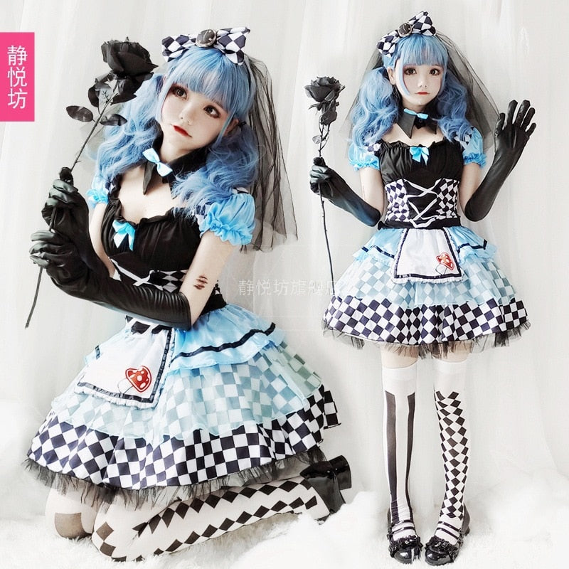 Alice In Wonderland Halloween Lolita For $52.0! - Kawaii Stop