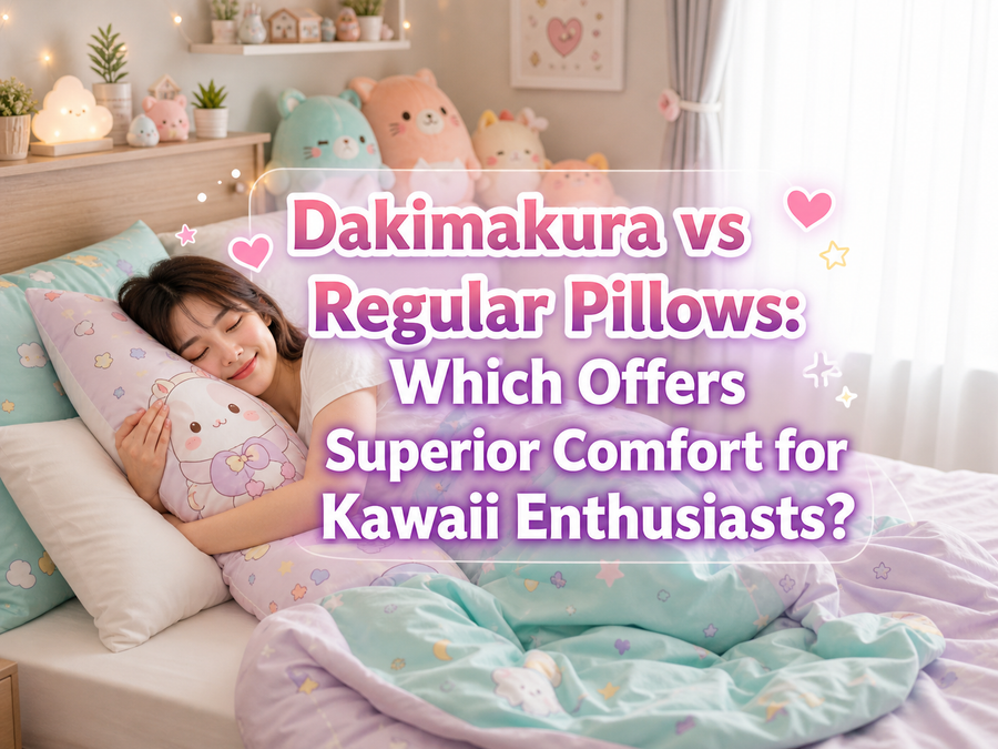 Dakimakura vs Regular Pillows: Which Offers Superior Comfort for Kawaii Enthusiasts? - Anime Inspired Decor, Bedding