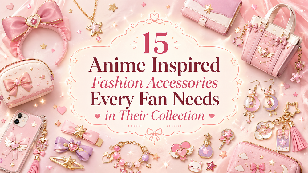 15 Anime Inspired Fashion Accessories Every Fan Needs in Their Collection - Accessory Styling Tips, Aesthetic