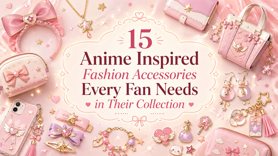 15 Anime Inspired Fashion Accessories Every Fan Needs in Their Collection - Accessory Styling Tips, Aesthetic