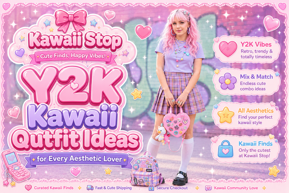 Y2K Kawaii Outfit Ideas for Every Aesthetic Lover - Aesthetic Outfits, Anime Outfits, Butterfly Clips, Fairy Kei,