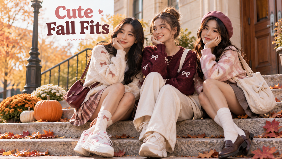 Cute Fall Outfits for Teens: 8 Kawaii School & Weekend Formulas