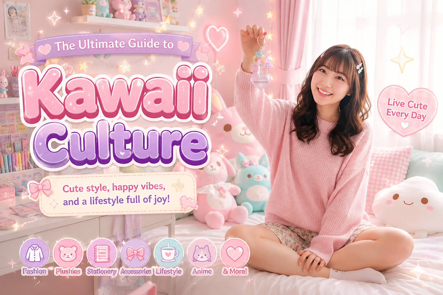 Kawaii Stop Guide to Kawaii Culture and Why Everyone Loves It - Anime Culture, Cute Lifestyle, Harajuku Style, Japanese