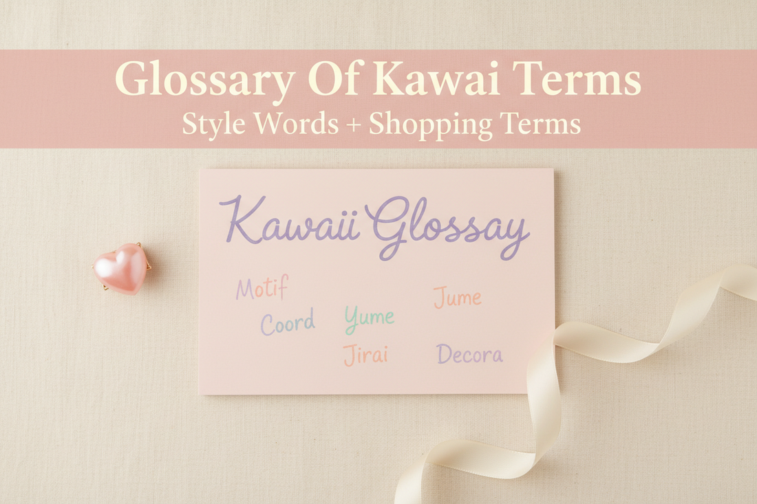 Glossary of Kawaii Terms: A Kawaii Glossary for Shopping and Styling