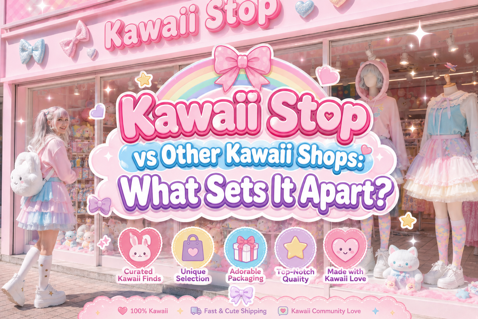 Kawaii Stop vs Other Kawaii Shops: What Sets It Apart? - Alt Fashion, Anime Accessories, Cosplay Fashion, Harajuku