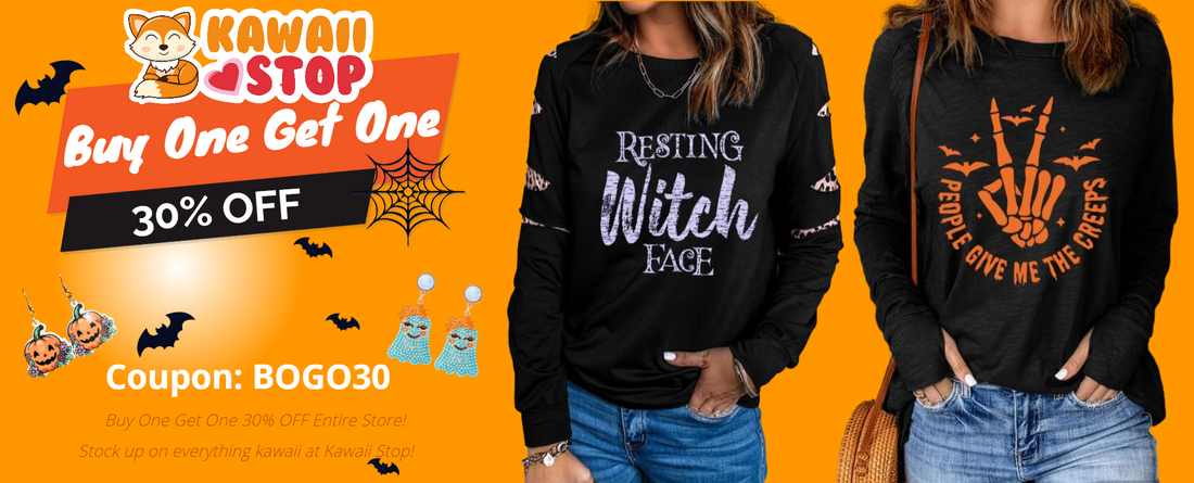 Embrace the Spooky Season with Kawaii Stop's Must-Have Apparel