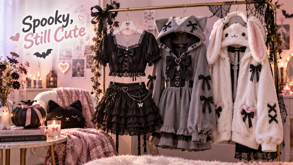 Cute Halloween Outfits That Aren't Costumes: 11 Kawaii Spooky-Season Looks