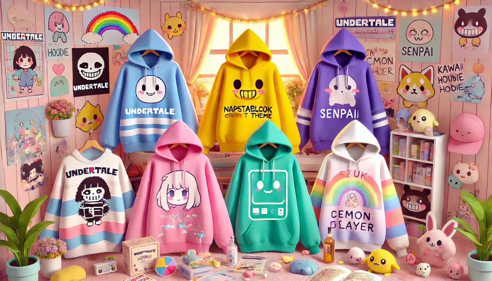 Cute Hoodies You’ll Love: Kawaii Edition! - Aesthetic Hoodies, Affordable Kawaii Fashion USA, Anime Fashion, Anime