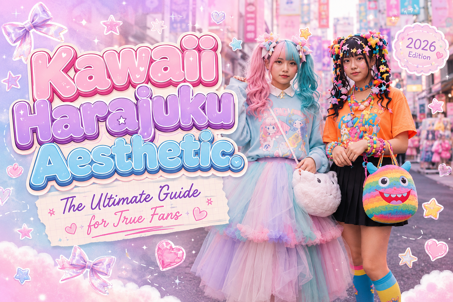 Kawaii Harajuku Aesthetic: The Ultimate Guide for True Fans - Anime Fashion, Decora Fashion, Fairy Kei, Harajuku