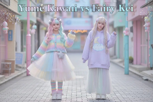 Yume Kawaii vs Fairy Kei: What’s the Difference (and Which One Fits Your Vibe)? - Alternative Fashion, Cozy Outfits,