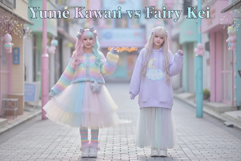 Yume Kawaii vs Fairy Kei: What’s the Difference (and Which One Fits Your Vibe)? - Alternative Fashion, Cozy Outfits,