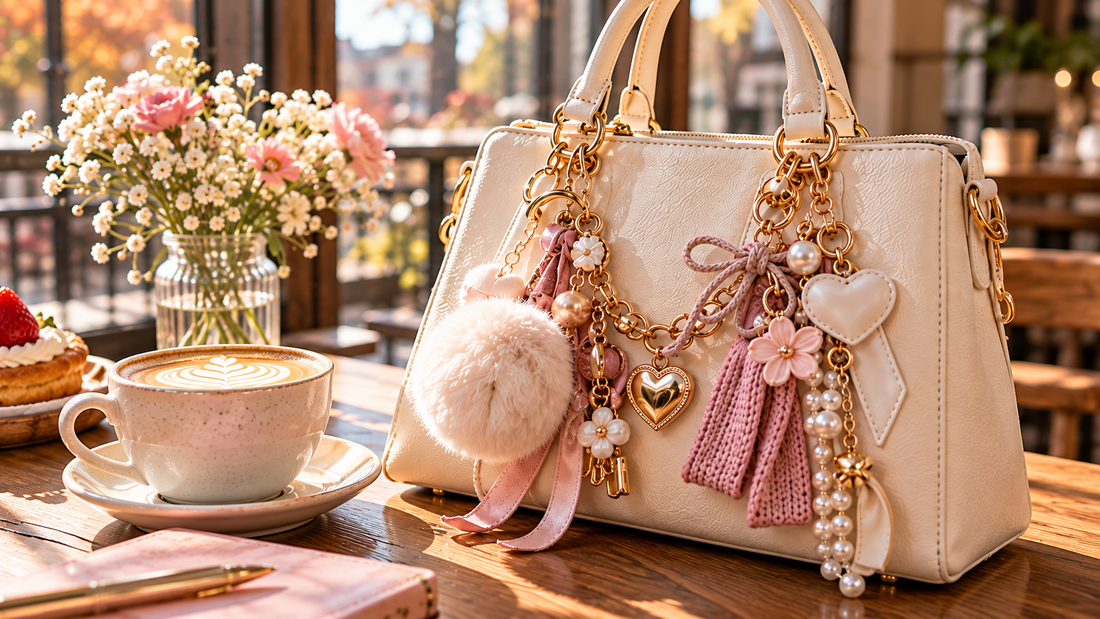 Kawaii Bag Charms: How to Style a Cute Bag Without Overdoing It - Accessory Guide, Bag Charms, Bag Styling, Kawaii