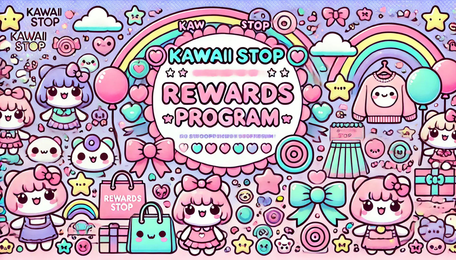 Introducing the Kawaii Stop Rewards Program! - Cute fashion loyalty program, Earn rewards Kawaii Stop, Exclusive kawaii
