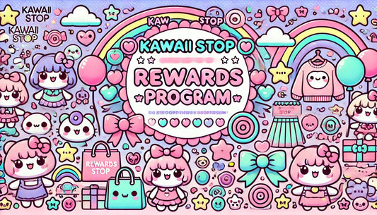 Introducing the Kawaii Stop Rewards Program! - Cute fashion loyalty program, Earn rewards Kawaii Stop, Exclusive kawaii
