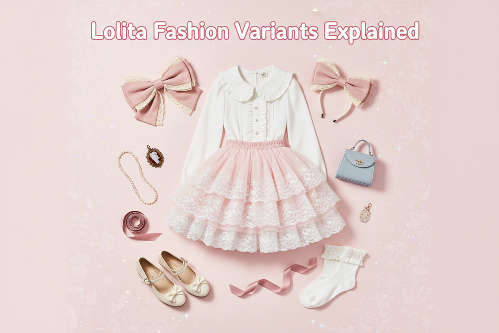 Lolita Fashion Variants Explained - Classic Lolita, Gothic Lolita, Harajuku Style, Kawaii Fashion, Lolita Accessories