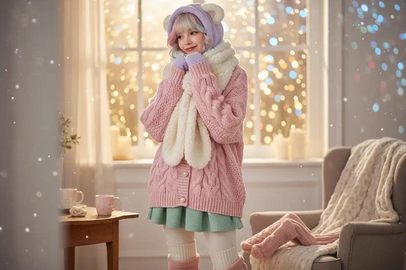 Kawaii Winter Outfits: 8 Cute Layering Ideas That Still Feel Cozy - Cute Accessories, Harajuku Fashion, Kawaii Fashion,
