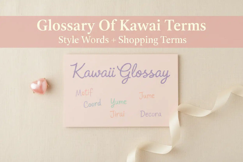 Glossary of Kawaii Terms: A Kawaii Glossary for Shopping and Styling - Coord, Decora, Japanese Fashion, Jirai Kei,