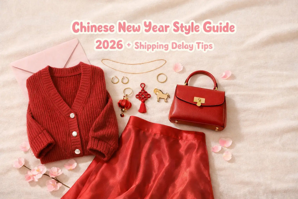 Chinese New Year Style Guide 2026 + Shipping Delay Tips - Accessories, Chinese New Year, Lunar New Year, Outfit Ideas,