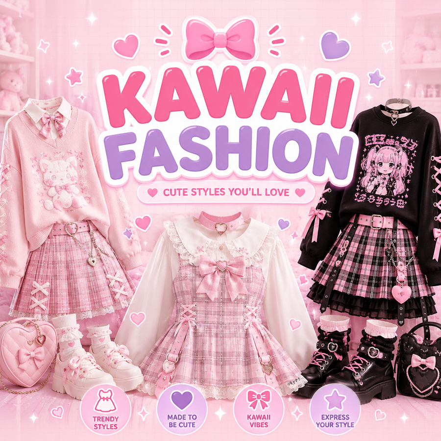 Kawaii Fashion - Shop cute outfits and Japanese streetwear fashion - 2026