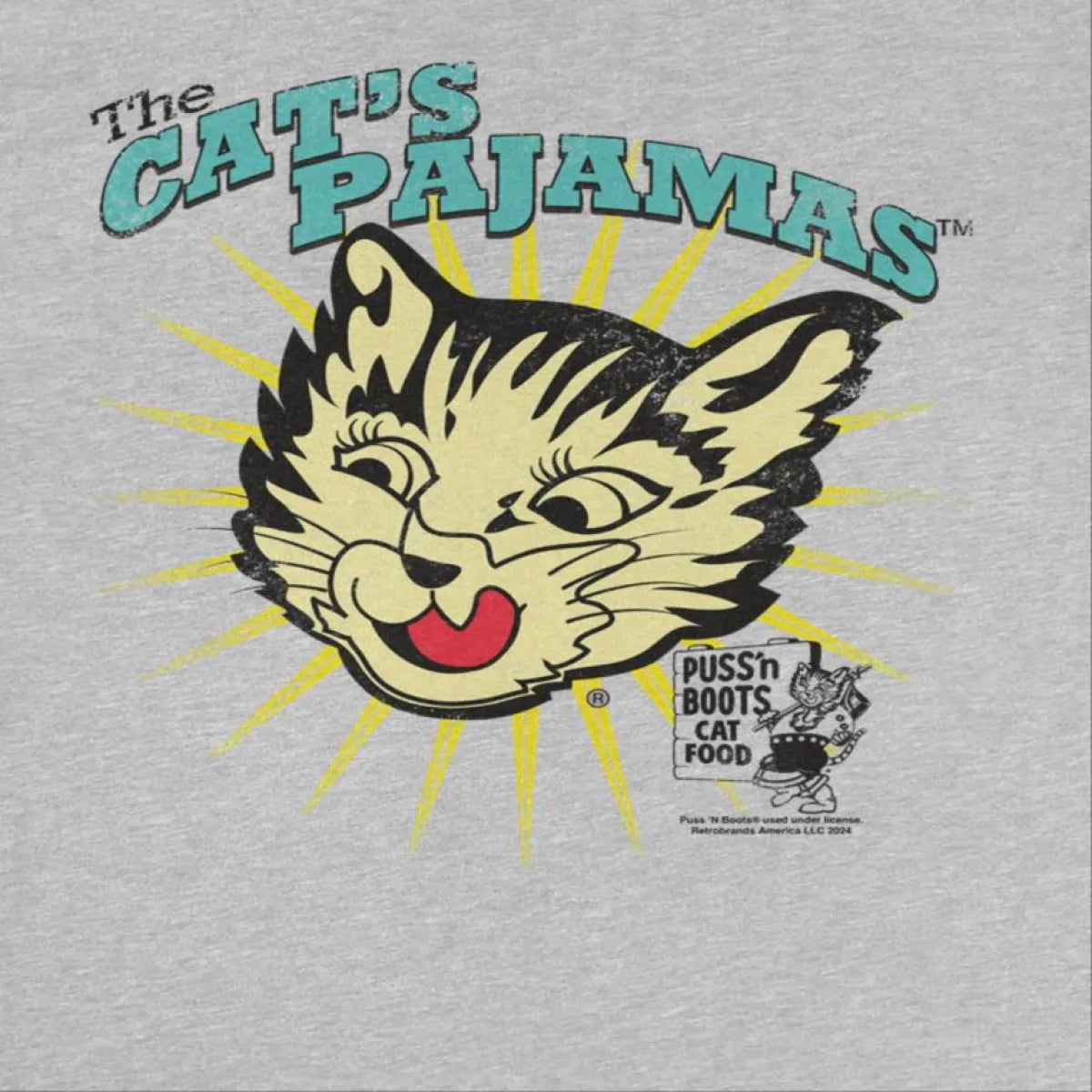 Puss n Boots Cat’s Pajamas Vintage Tee - T-Shirts - T-Shirt - 2