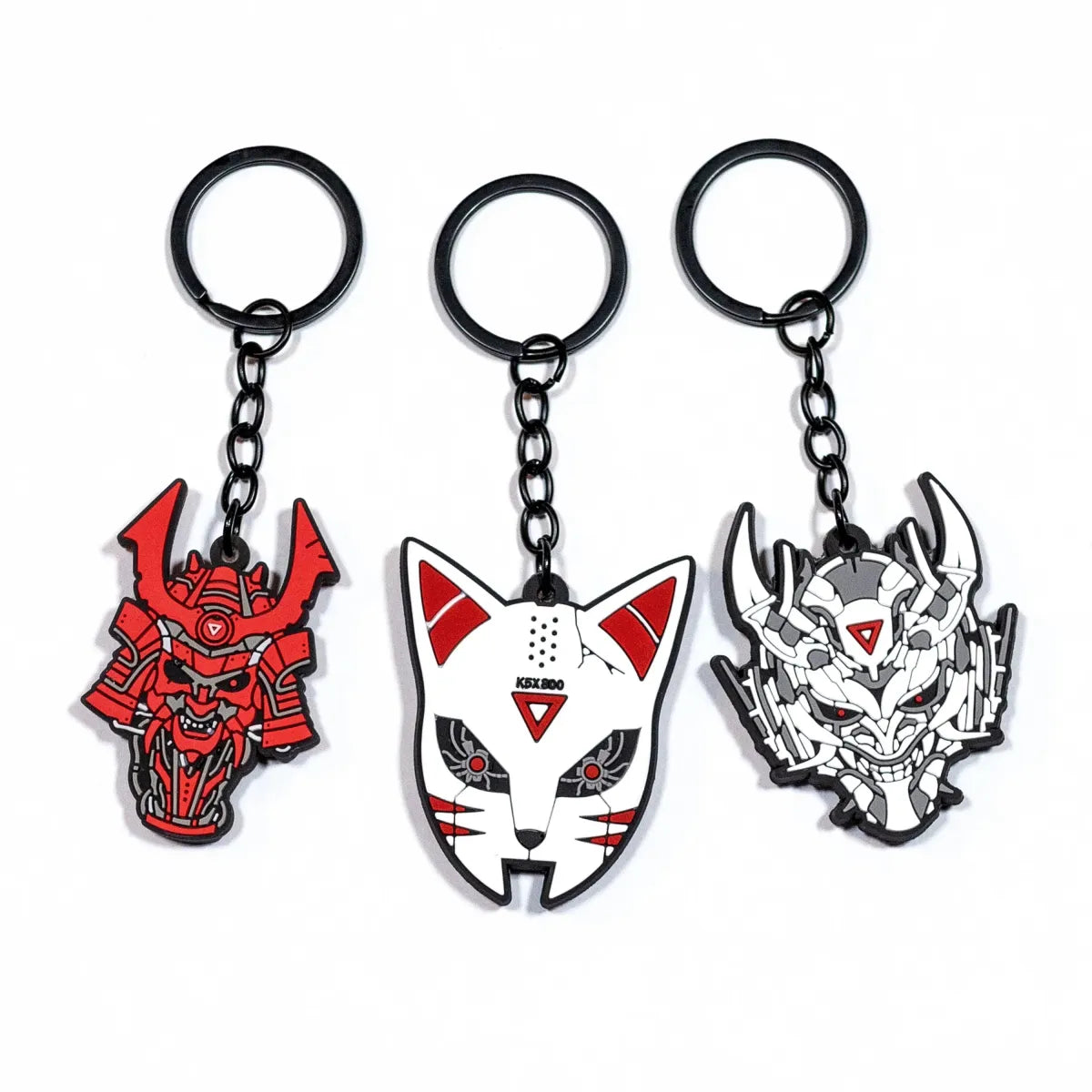 Legends Keychain Charms Set - SMRI Kitsune ONI - Harajuku Style - Accessory - 1