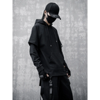 Layered Techwear Hoodie – Harajuku Streetwear - Hoodies & Sweatshirts - Hooded - Men’s Hoodies - 2